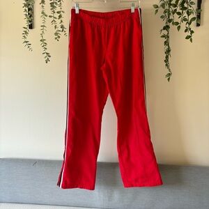 Red swisher pants